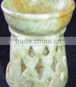 Soap Stone White Aroma Oil Burners thumbnail-1