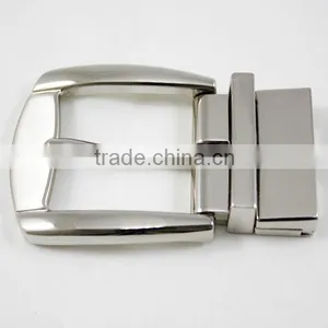 High Quality Trendy Zinc Alloy Custom Rose Silver Belt Buckle thumbnail-3