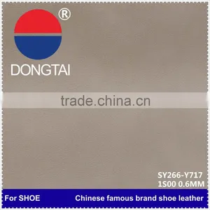 0.6mm Soft Embossed pu Leather/wholesale 2015 100% High Quality Synthetic pu Leather/With 20 Years Expenience Shoes Leather thumbnail-4
