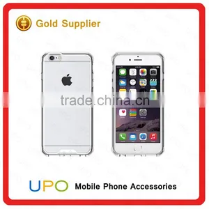 [UPO] Fashionable Wholesales Shockproof Hybrid TPU PC Transparent Clear Armor Phone Case for IPhone 6 Plus thumbnail-2