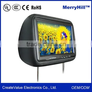 SD USB Media Player 7/10/12/15/17/19 Inch Android WIFI Car Back Seat Monitor thumbnail-1