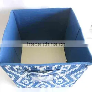 Indian Manufactory Collapsible Fabric Storage Box, Folding Box thumbnail-1
