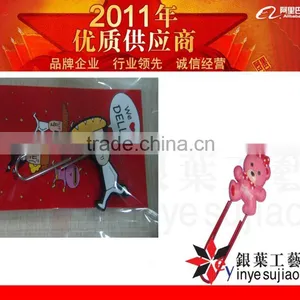 2012 Low Price Soft Pvc Book Mark Pvc Paper Clip thumbnail-1