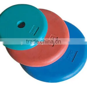 Wholesale Calculate Steel Barbell Weight Plate (Rubber Cover) thumbnail-3