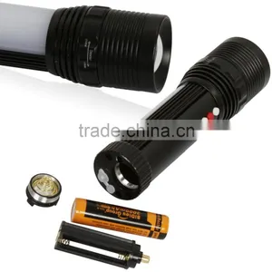 Sidiou Group Outdoor Multifunction Rechargeable Flashlight Mechanical Zoom Searchlight (including 1 x 3000mA 18650 Battery) thumbnail-4