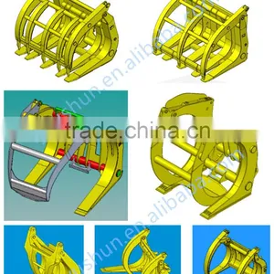Original SDLG Wheel Loader Series Attachments Bucket/Pallet Fork/Snow Plow/Grass Grapple/Log Grapple From OEM Factory thumbnail-3