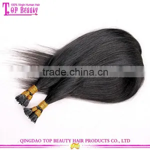 Wholesale i Tip Hair Full Cuticle Hight Quality Keratin u Tip Hair/flat Tip/i Tip Hair Extensions Wholesale thumbnail-3