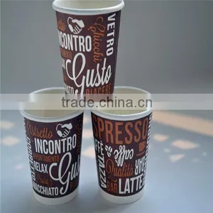 Disposable Cup/ Vertical Ripple Paper Cup/ Take Away Ripple Cups With Good Quality thumbnail-2