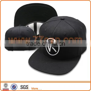 6 Panels Cheap Plain Baseball Cap Hat /100% Cotton Custom Flat Brim Cap Wholesale thumbnail-4