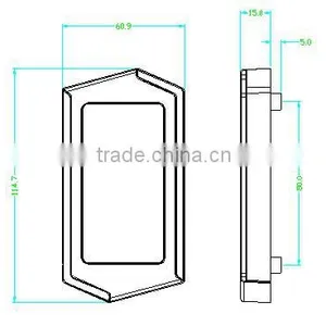 Biometric Lock Opening Hotel Locks With Auto-rebound Function thumbnail-3