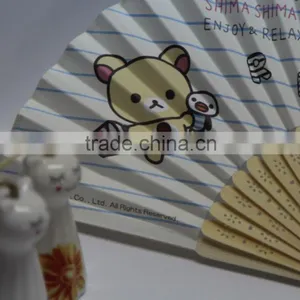Lovely Theme Bamboo Paper Craft Hand Fan thumbnail-4