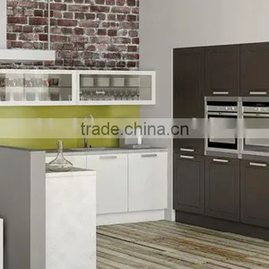 Free Design Kitchen Cabinet,High Glossy Lacquer Kitchen Cupboard Manufacturer thumbnail-2