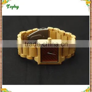 100% Healthy Natural Original Water Resistant Custom Ladies Men Watch Wood 2016 thumbnail-2