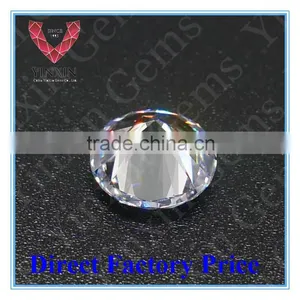 5.0mm White Color Round Shape Cubic Zirconia Fashion in Stock Factory thumbnail-2