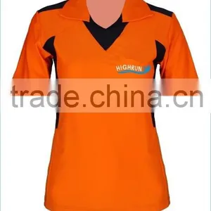 Deep V Neck Collar T-shirt Style Sun Protection Woman's Rash Shirt thumbnail-1