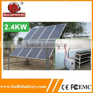 On/off Grid Solar pv Panel System 8000 Watt With Reliable Solar Battery thumbnail-3