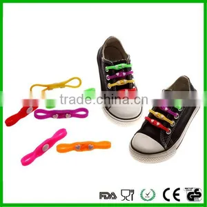 Promotional Silicone Shoelaces Set on Tie Shoe Laces Lazy Durable thumbnail-1