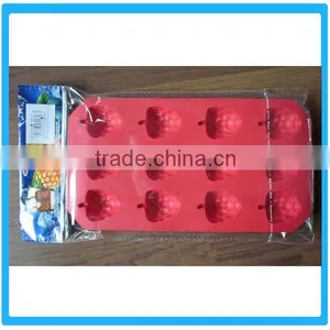 Top Quality Fruit Shape Ice Mold Litchi Ice Cube Tray 12 Cubes Ice Tray thumbnail-1
