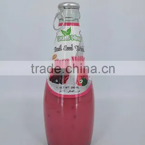 Basil Seed Drinks With Rose Milk thumbnail-1