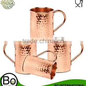Copper Moscow Mule Hammered Mug 100% No Lining 16oz thumbnail-2