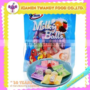 Hot Sell Fruit Sandwich Milky Balls Soft Candy thumbnail-1