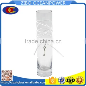 Little Clear High Quatity Glass Vase With Decoration thumbnail-1