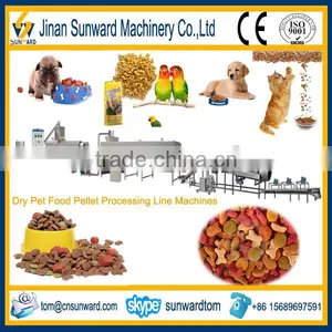 2017 Best Selling Twin Screw Cat Fodder Extruders thumbnail-1