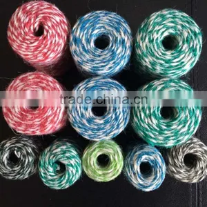 Double Colored and Colorful Jute Twine for Gift Packing Cooking Party Wedding Decorating and DIY thumbnail-1