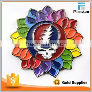 Grateful Dead Steal Your Face High Quality Soft Enamel Lapel Hat Pin thumbnail-1