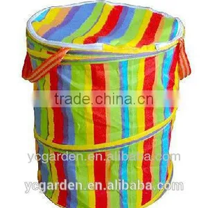 Yellow and Green 600D OXFORD Printed Pop up Bag thumbnail-4
