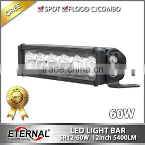 60W Led Work Light Bar Lamp for Car Automotive 4x4 Vehicle Tree Loader Snow Truck Crawler Trailer Tractor Lamp thumbnail-2