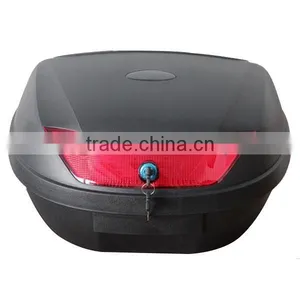 Black Motorcycle Top Case for 2 Helmets thumbnail-1