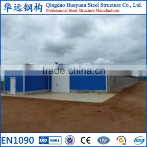 Low Cost Prefab Steel Chicken Shed Construction thumbnail-4