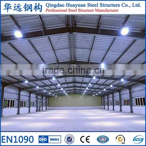 Double Slope Pre Engineered Steel Frame Workshop Building thumbnail-3