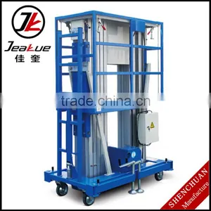 Lowest Price CE ISO Double Masts Aluminium Aerial Work Platform Jeakue JK01084 thumbnail-1