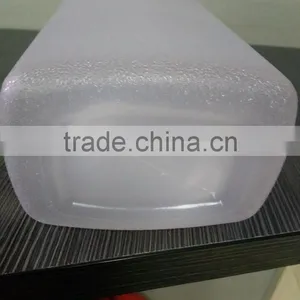 OEM Blow Molding Plastic HDPE Milk Bottle Square Plastic Juice Bottle for Sale thumbnail-3
