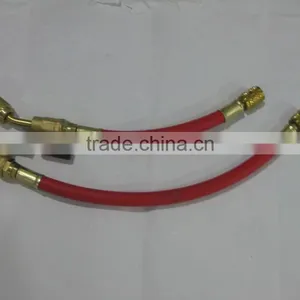 Refrigerant Charging Hose With Valve for R134 thumbnail-2
