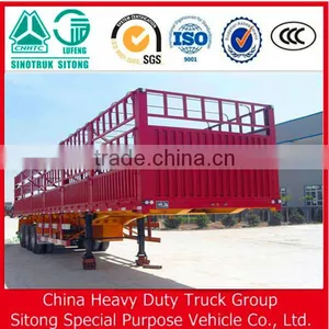 Double Tire Side Open Cargo Semi Trailer for Sale thumbnail-3