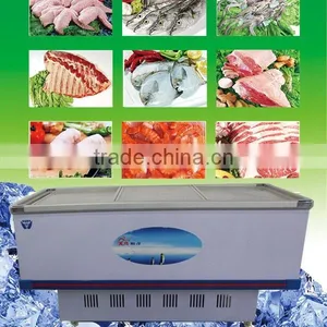 Seafood Display-series Solar Electric Refrigerator Freezer /Convenience Store Freezer /Electric Refrigerator thumbnail-1