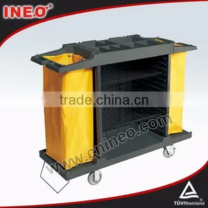 Plastic Hotel Hotel Housekeeping Maid Cart Trolley/hotel Linen Cart thumbnail-1