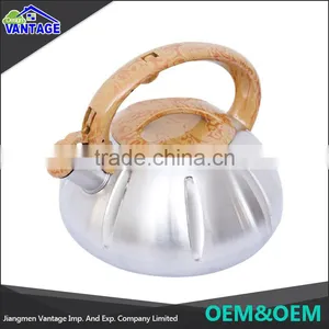 Eco-friendly High Quality Bakelite Handle Whistling Kettle Stainless Steel thumbnail-1