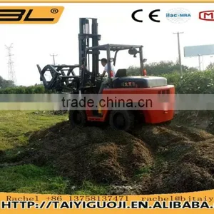 4.0T Diesel Engine Forklift, 4x4 Forklift Loader, Farm Tractor thumbnail-5