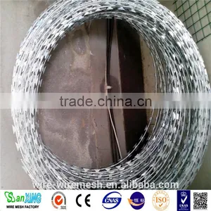 Galvanized Razor Barbed Wire/Safety Razor Blade Fence thumbnail-3