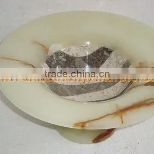 Hot Sale MANUFACTURER AND EXPORTERS OF ONYX FRUIT TRAYS HANDICRAFTS thumbnail-2
