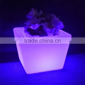 LED Light Flower Pot Colors Changeable Luminous Flash Flower Pot LIGHT Indoor Outdoor thumbnail-1