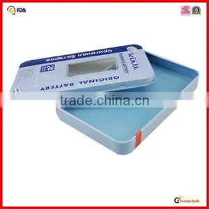 Metal High Quality Rectangle Battery Tin thumbnail-1