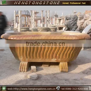 Elegant Carved Marble Bathtub for Sale thumbnail-1