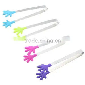 Perfectly Designed High Quality Silicone Mini 5 Inch Tongs thumbnail-1