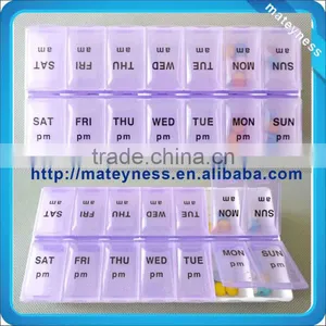 Rectangle Shaped 14 Day Pill Box thumbnail-1