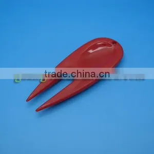 Red Golf Divot Tool of Polylactide Pla Material -- 100%biodegradable Eco-friendly thumbnail-3